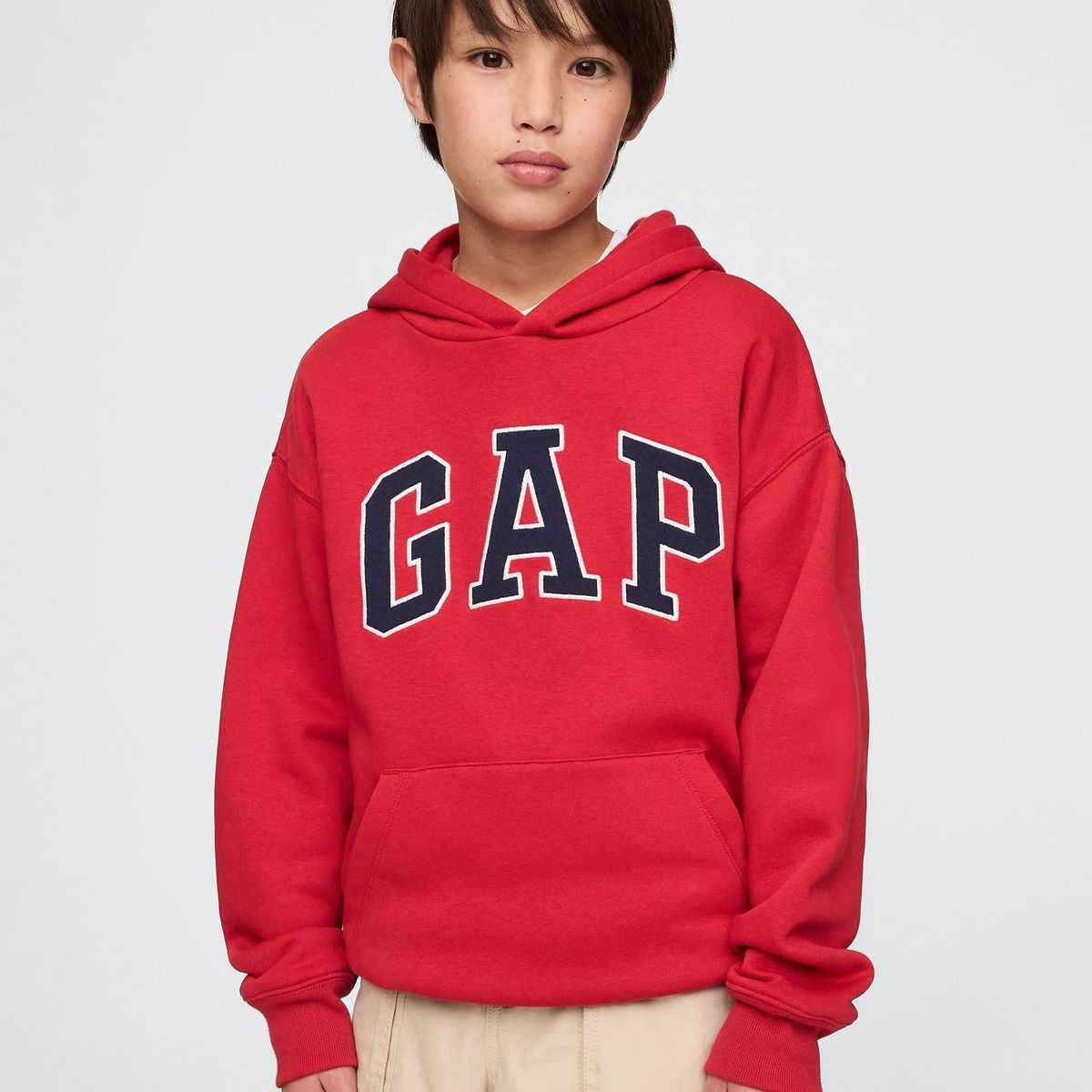 GAP - Polerón Niño Heritage Sin Cierre Rojo Gap