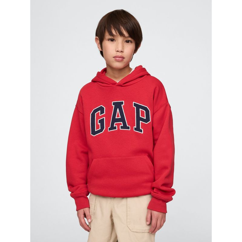 GAP - Polerón Niño Heritage Sin Cierre Rojo Gap
