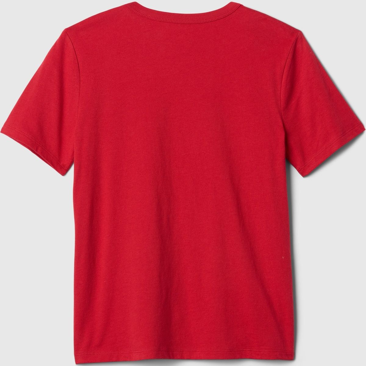 GAP - Polera Niño Gap Basic Logo Manga Corta Rojo