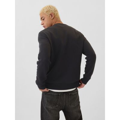 Imagen 2 del producto Polerón Hombre Logo Sin Cierre Negro