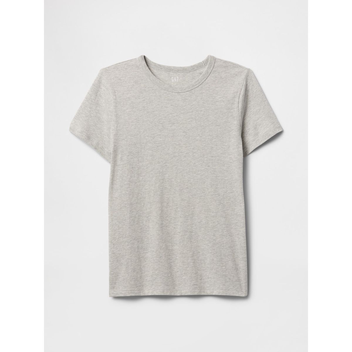 GAP - Polera Mujer Crew Manga Corta Gris Gap