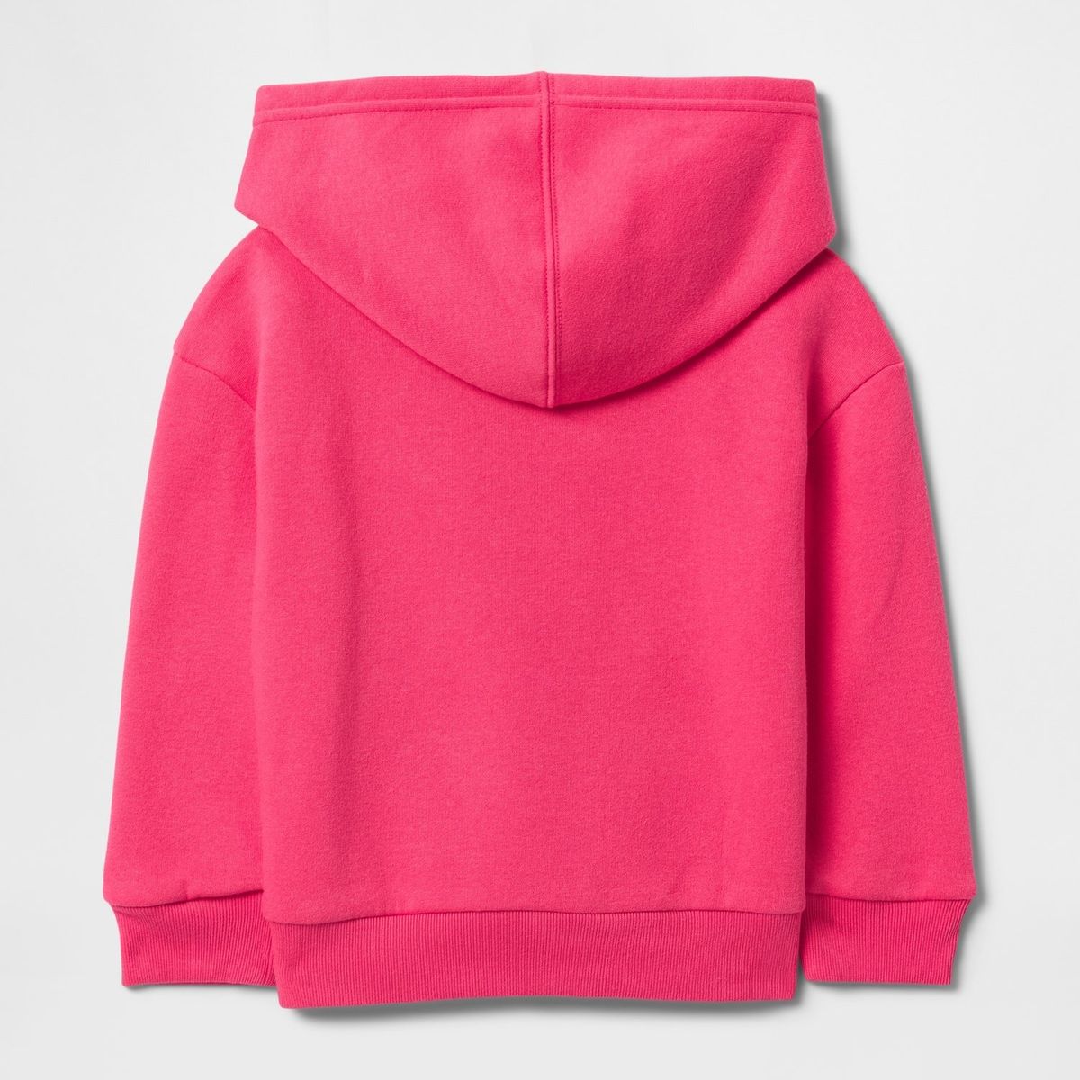 GAP - Polerón Toddler Niña Logo Sin Cierre Gorro Rosado Gap