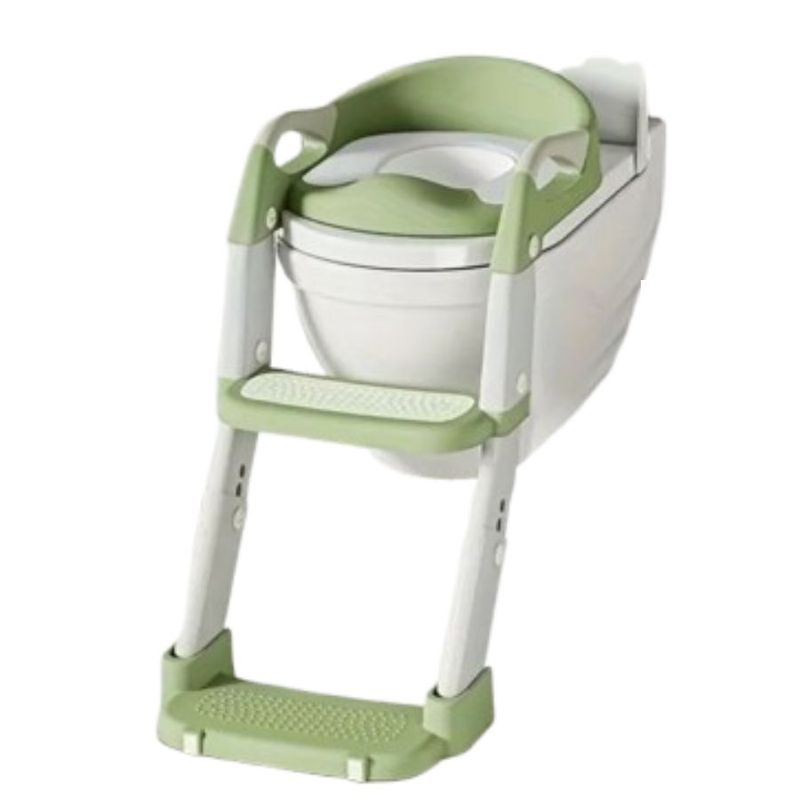 GENERICO - Asiento De Baño Plegable Multifuncional 3En1 Infantil Verde
