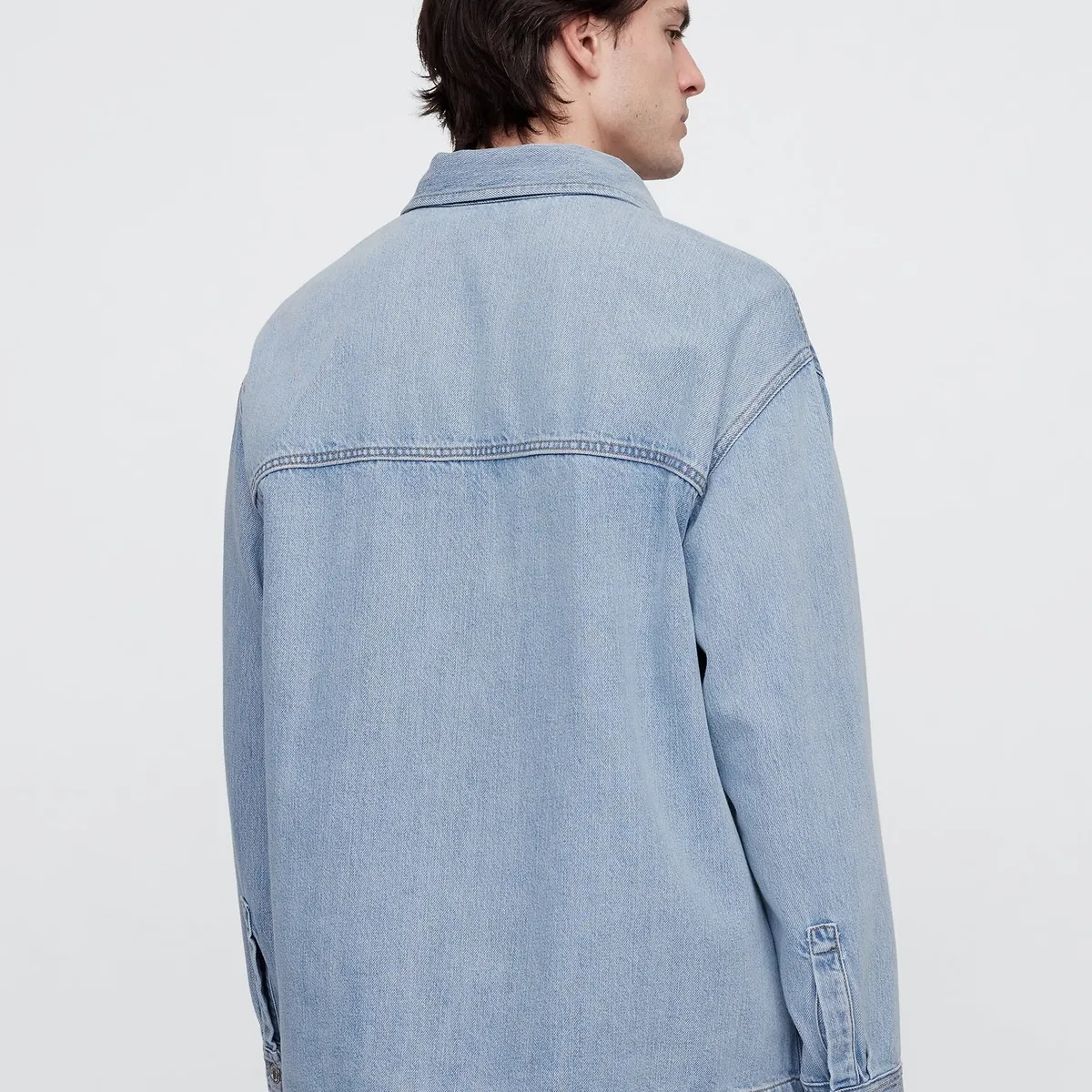 GAP - Chaqueta Hombre Gap Denim Ultrasoft Azul