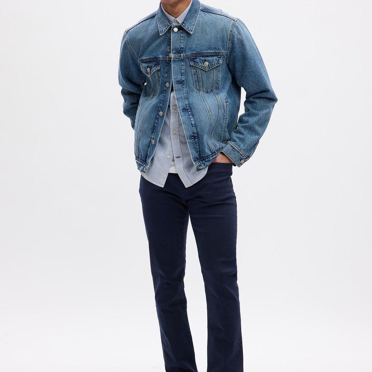GAP - Jeans Hombre Gap Slim Azul Marino