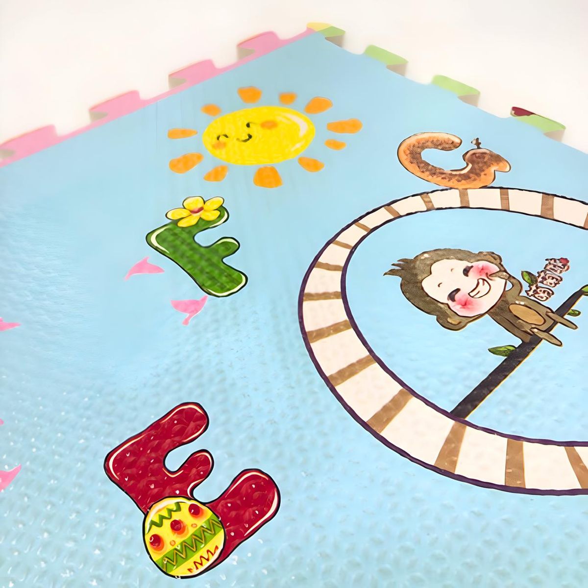 GENERICO - Alfombra Espuma 1×1 mt 4 pcs