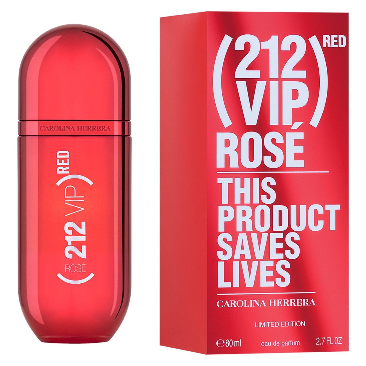 CAROLINA HERRERA - 212 Vip Rose Edp (Red) 80 ml