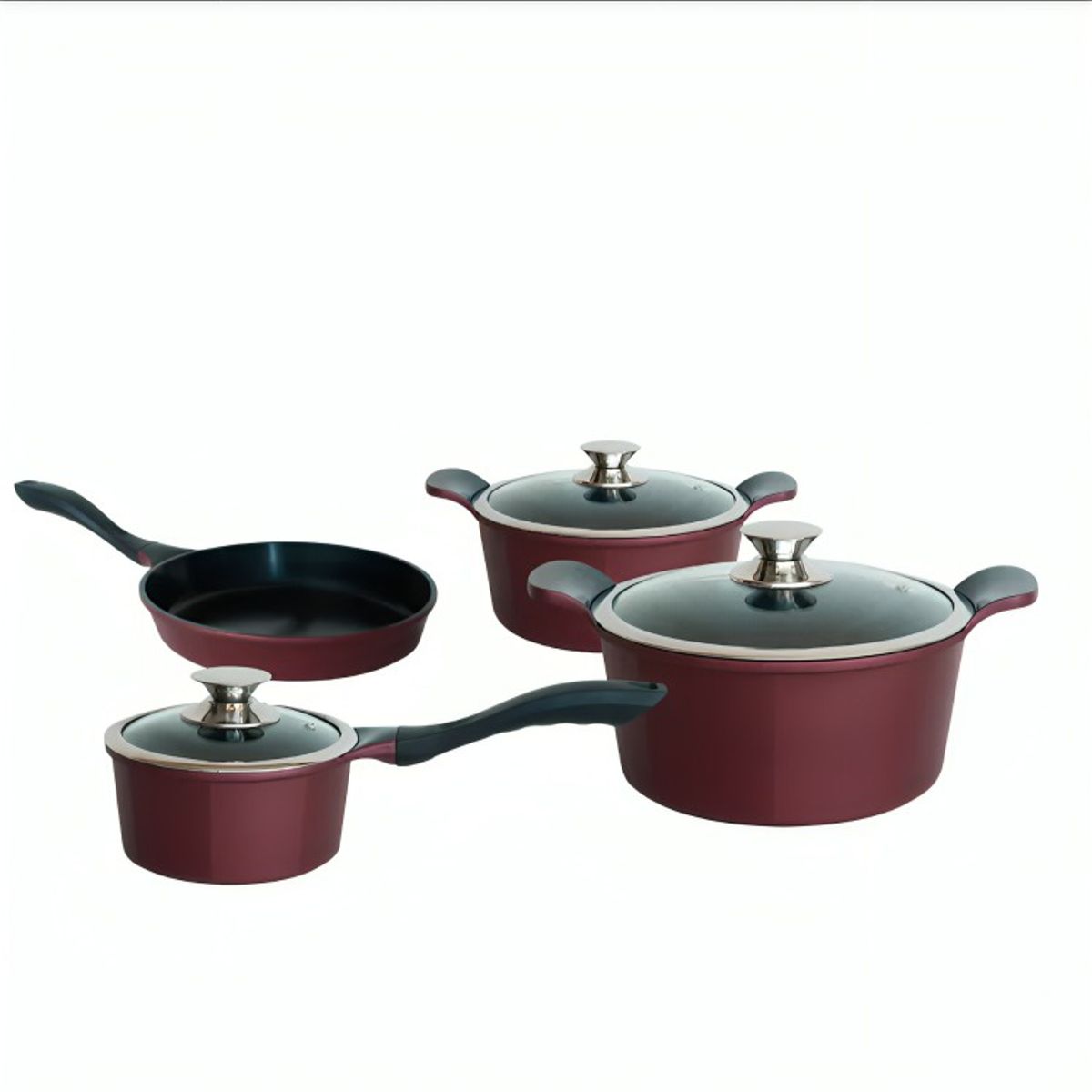 KITCHENWARE - Batería De Cocina 9 Piezas Berries Kitchenware