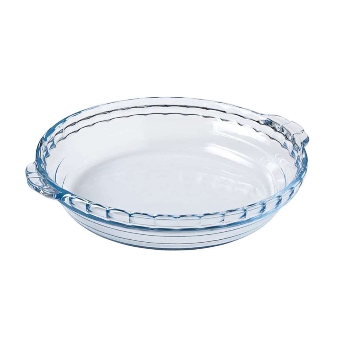 BERGNER - MOLDE CAKE VIDRIO REDONDO ASAS  22CM 13L UNBRA