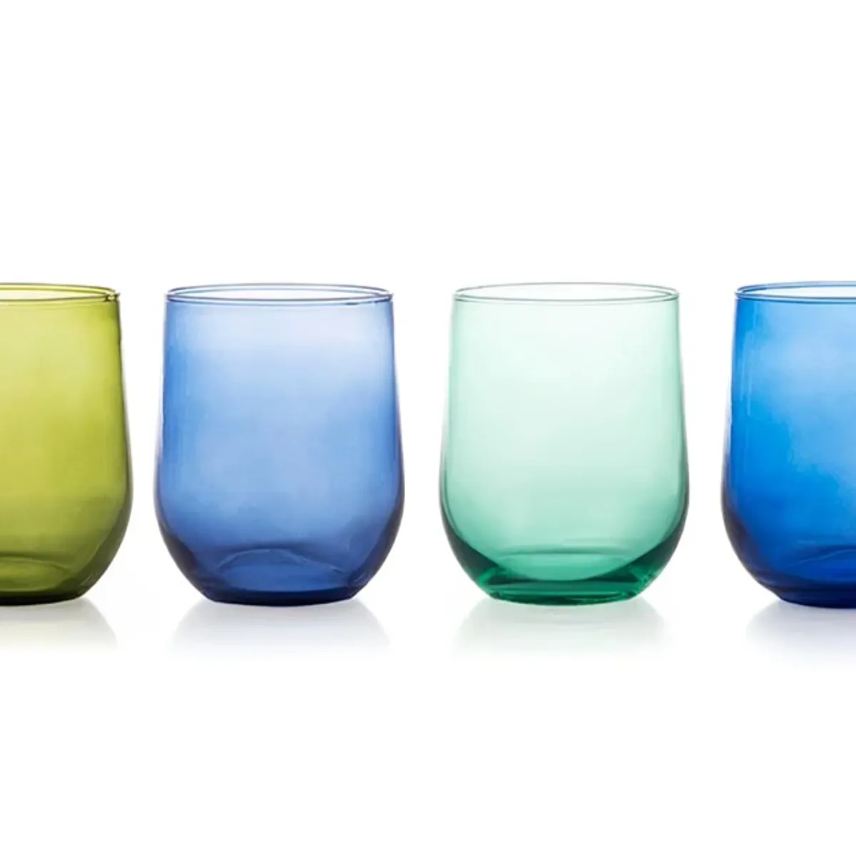 LIBBEY - SET 4 VASOS STEMLESS COLORS 497 ML