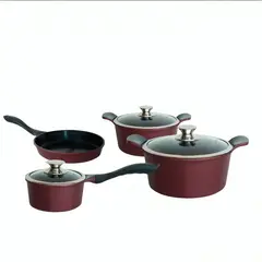 KITCHENWARE - Batería De Cocina 9 Piezas Aluminio Berries