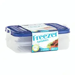 LIBBEY - SET 2 CONTENEDORES TARK FREEZER REC 960ML