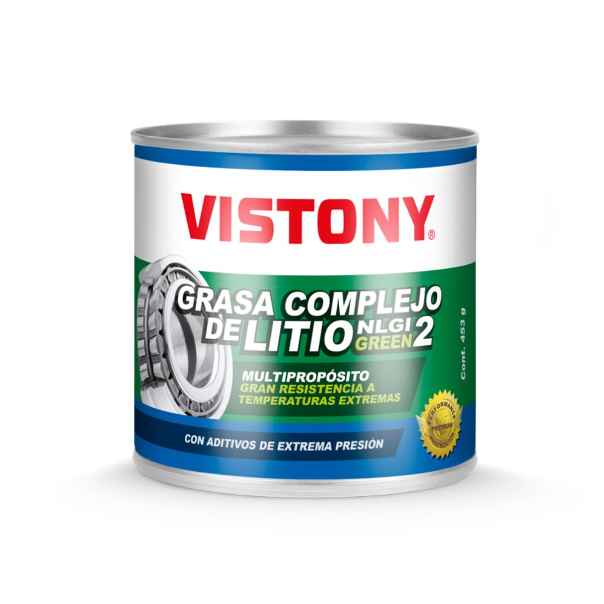 VISTONY - Grasa Rodamientos Alta Temperatura Con Litio Vistony 453 Gr