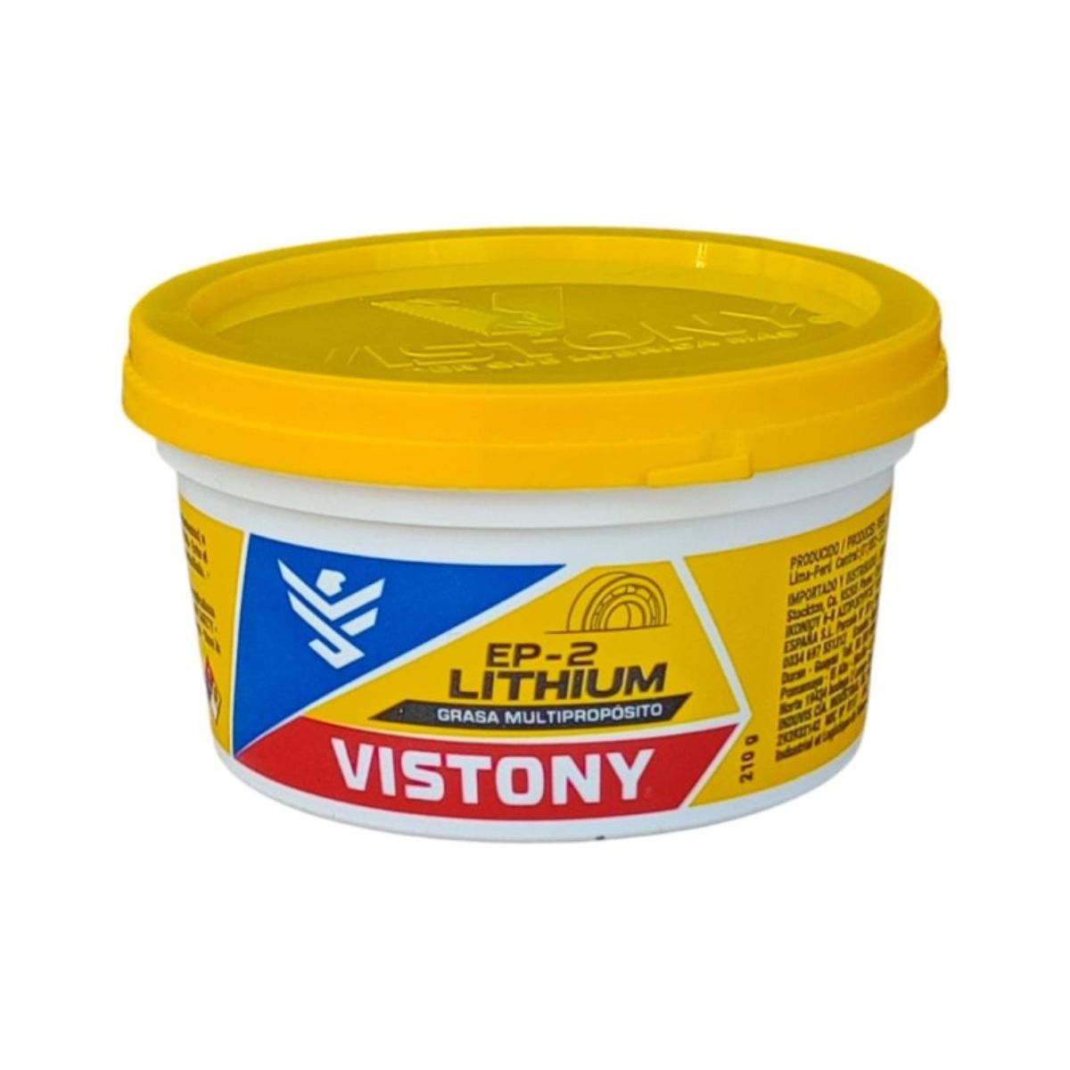 VISTONY - Grasa Rodamientos Multiproposito Ep2 Amarilla Vistony 210 Gr