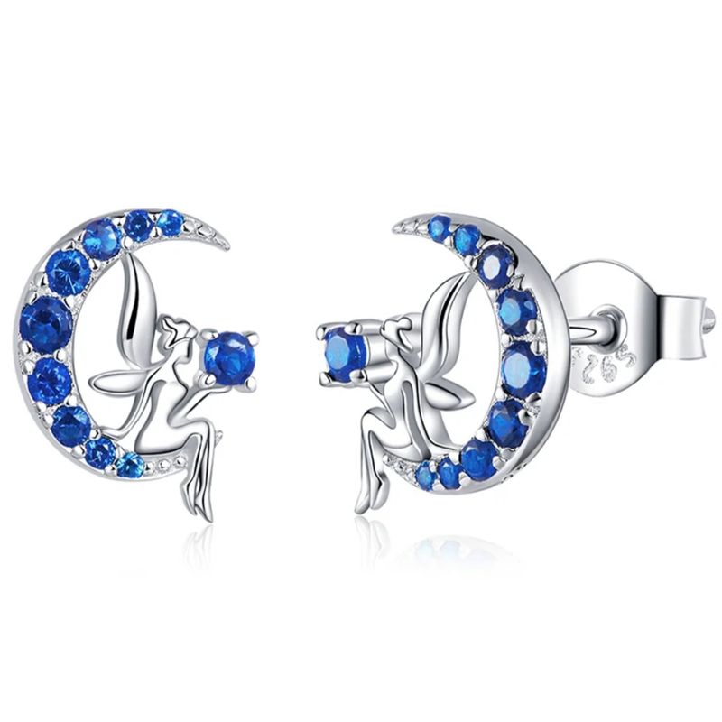 LK LUKSO - Aros Hada con Luna en Plata 925