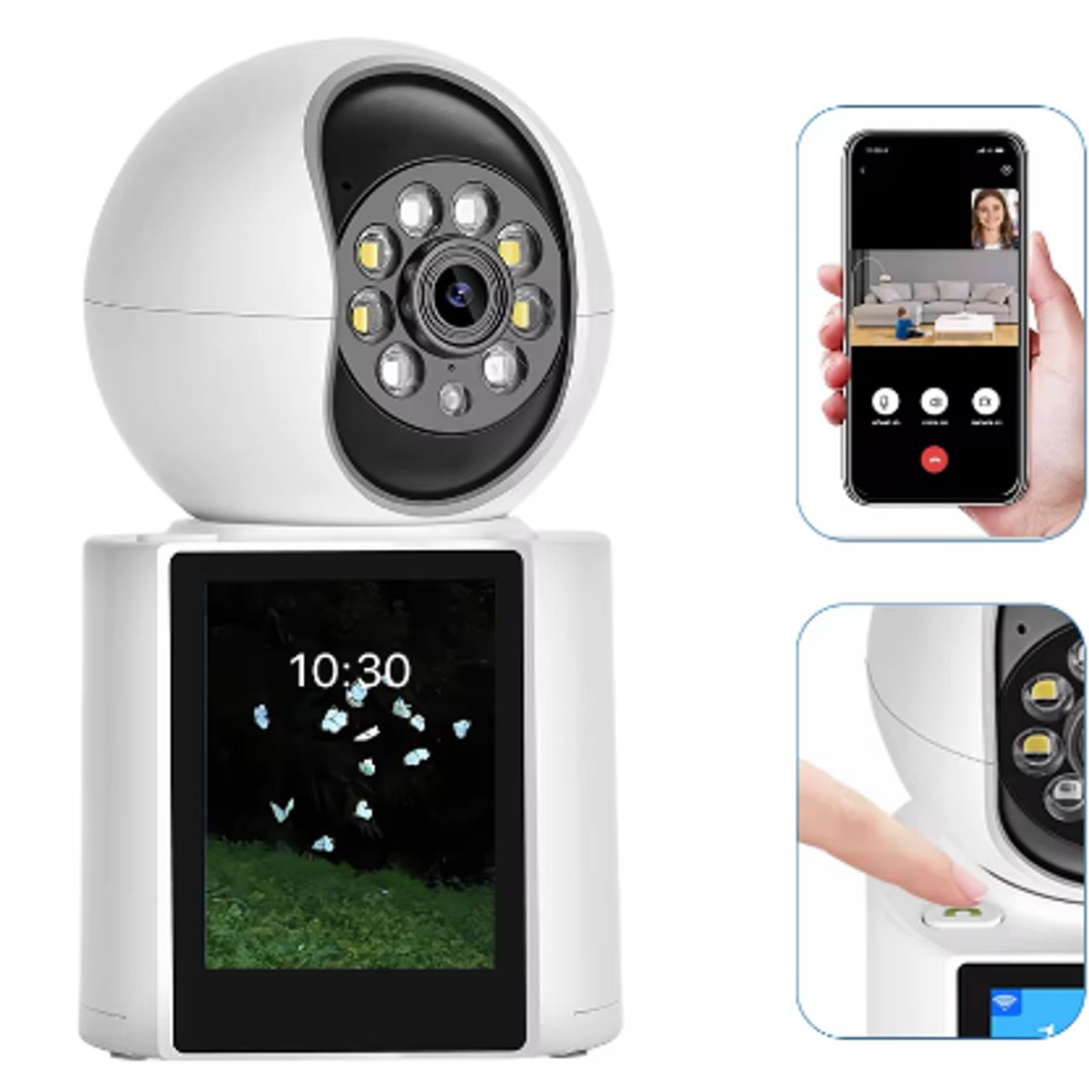 GENERICO - Camara Videollamada Alarma Sensor Infrarojo 5mp Full HD