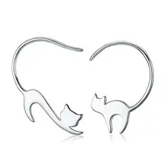 LK LUKSO - Aros Gato Colgantes en Plata 925