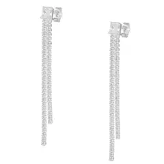 LK LUKSO - Aros Largos Circones Tenis en Plata 925
