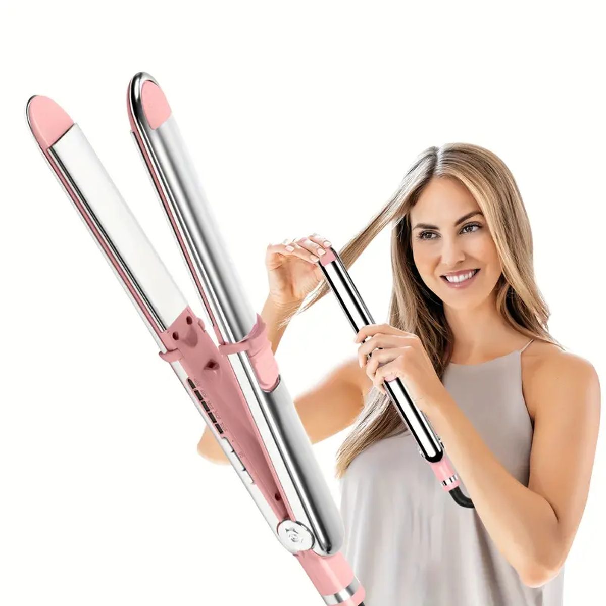 ONLYOU - Alisadora curvas y Ondas Straightener Placas de Titanium ONLYOU WT010