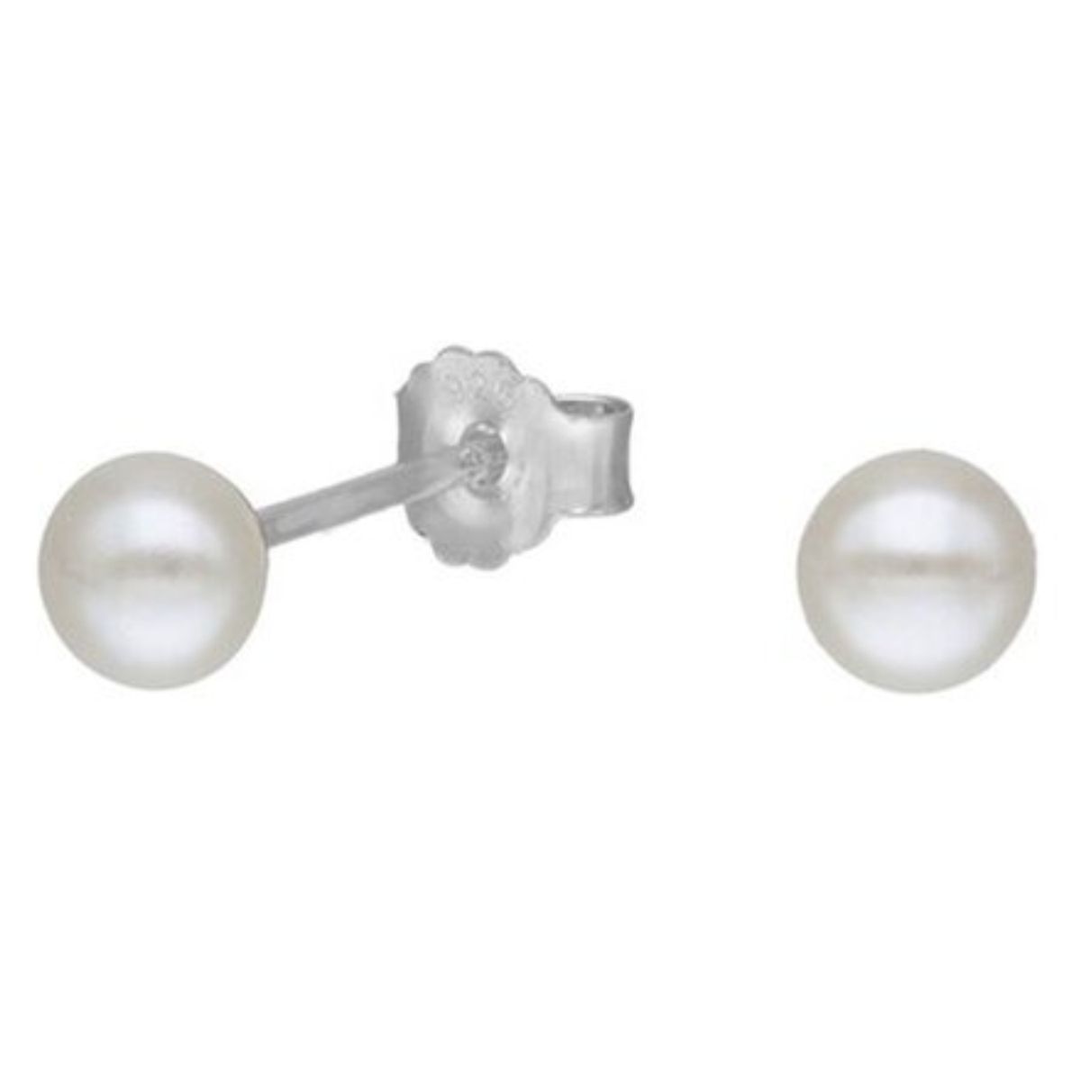 LK LUKSO - Aros de Perla 4 mm en Plata 925