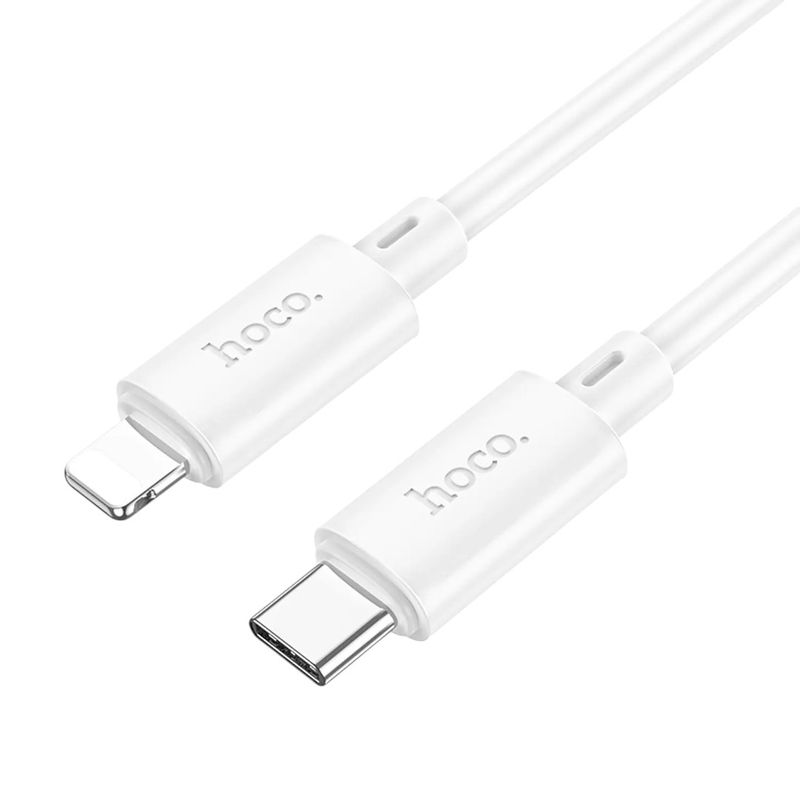 HOCO - Cable Hoco X88 Gratified 2 m PD27W Blanco  USB‑C  Lightning