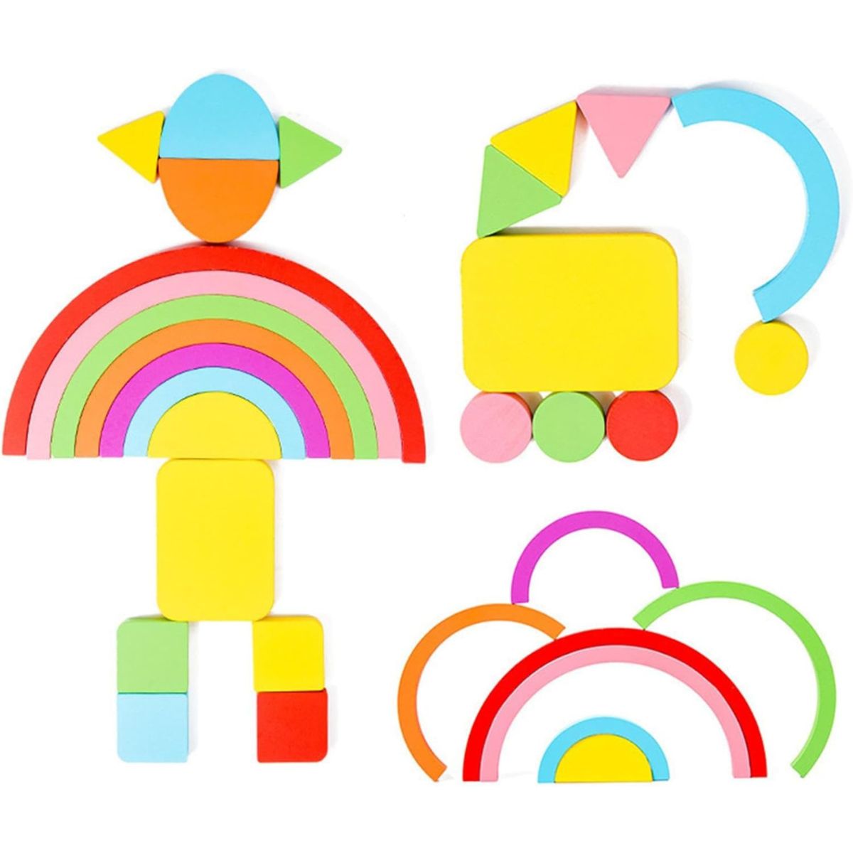 ABC - Tablero Didáctico Montessori 2 en 1 – Formas + Pizarra