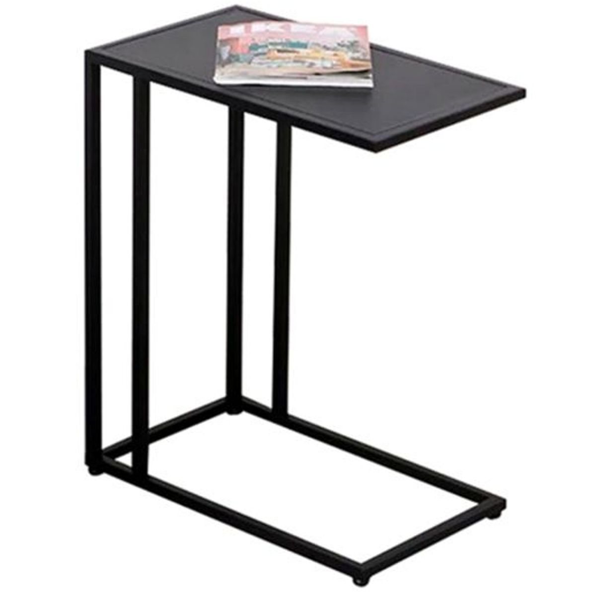 GENERICO - Mesa Auxiliar Lateral Negra