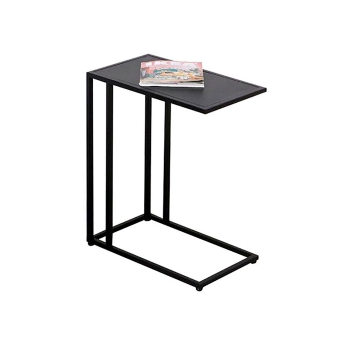 GENERICO - Mesa Auxiliar Lateral Negra