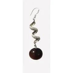 TAETHAI - Aros de plata 925 con Ojo de Tigre
