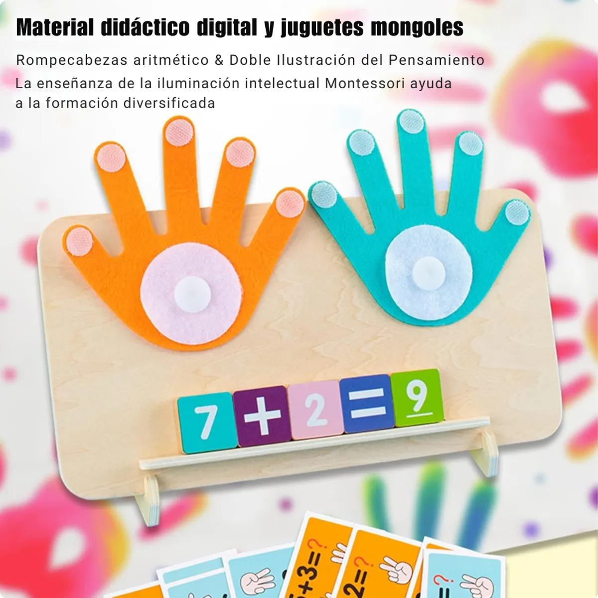 ABC - Tablero Matemático Montessori Juego Educativo Didáctico