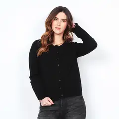 WADOS - CHALECO MANGA LARGA ABOTONADA EN DELANTERO CUELLO REDONDO