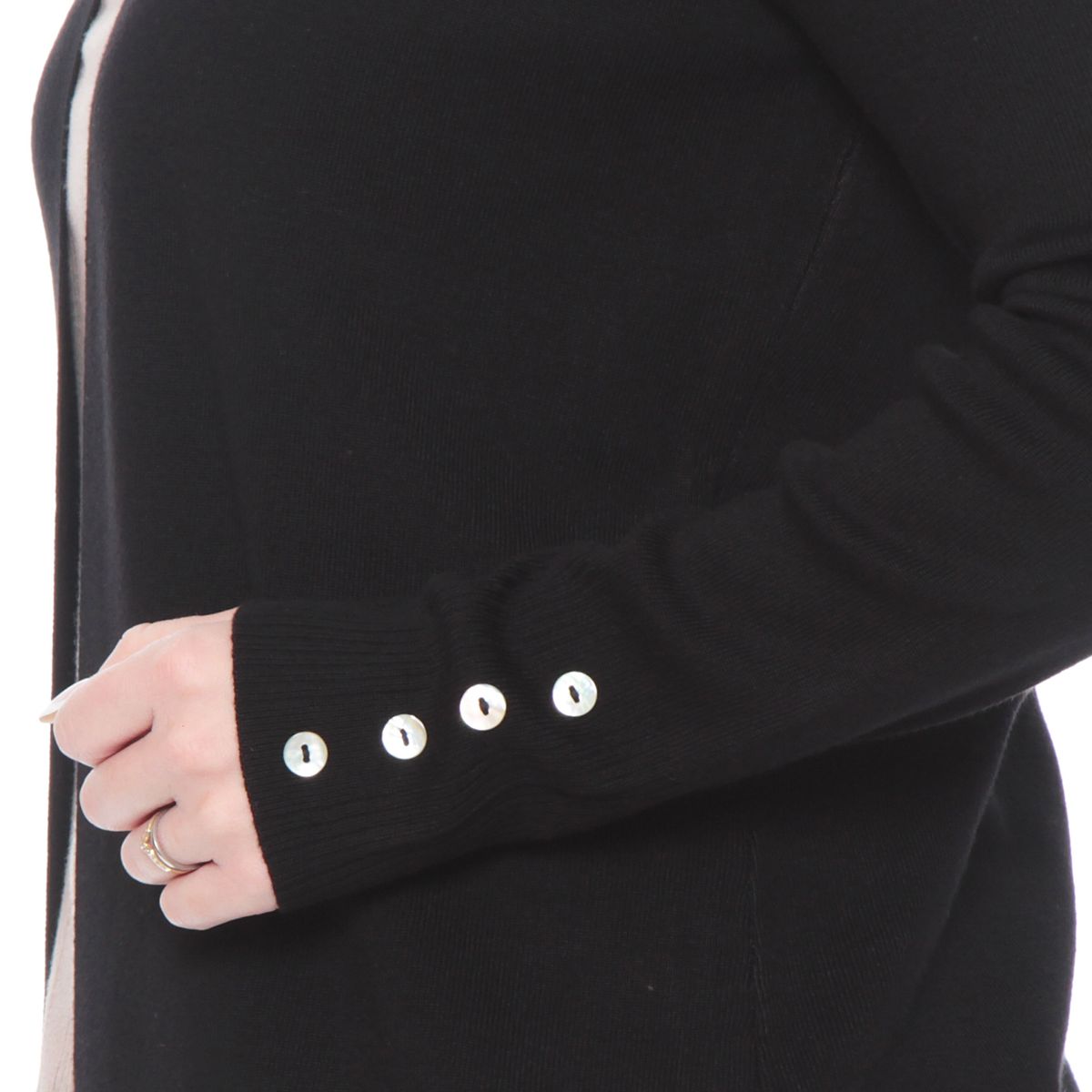 WADOS - CHALECO MANGA LARGA  CON BOTONES EN LAS MANGAS