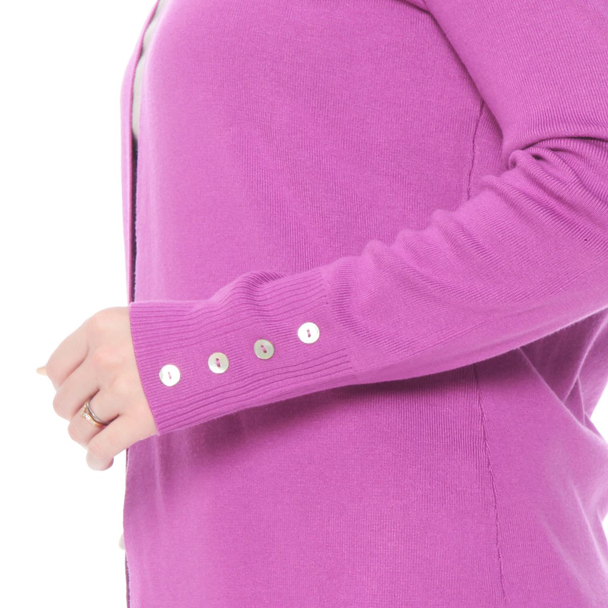 WADOS - CHALECO MANGA LARGA  CON BOTONES EN LAS MANGAS