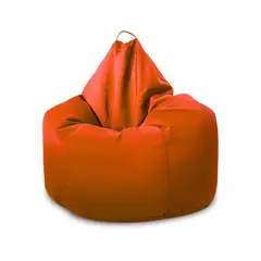 GENERICO - Puff Pera Adulto Oxford Naranja Con Relleno