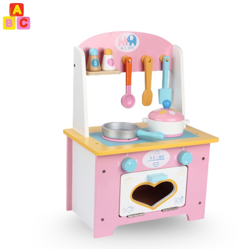 ABC - Cocinita de Madera Infantil Montessori con Accesorios