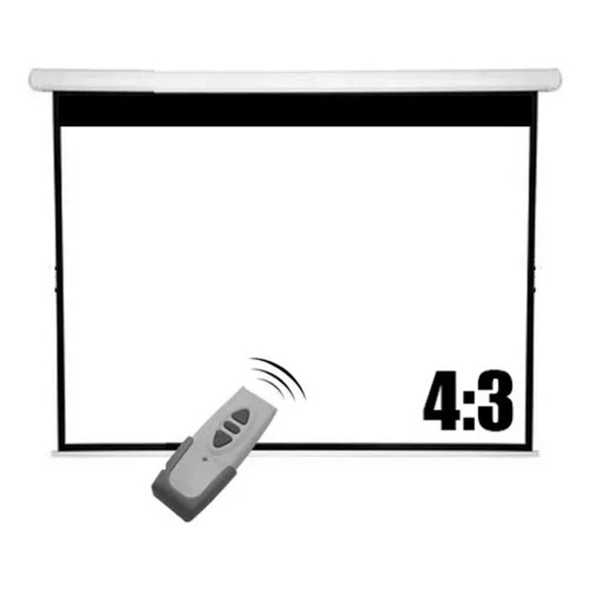 MALIK - Telon Mural Eléctrico 2.00x1.50  para Optoma UHD55