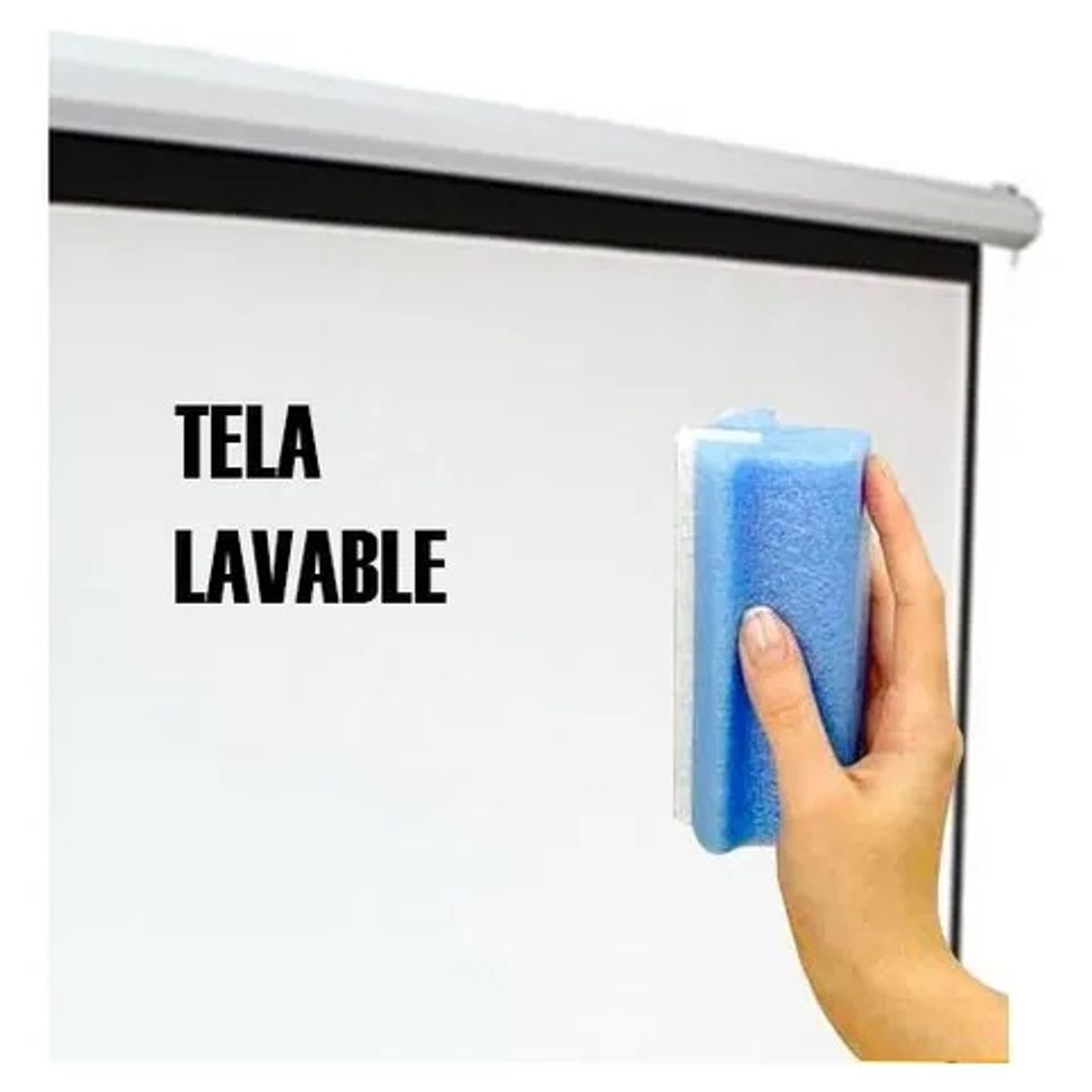 MALIK - Telon Mural Eléctrico 2.00x1.50  para Led Benq LH820ST