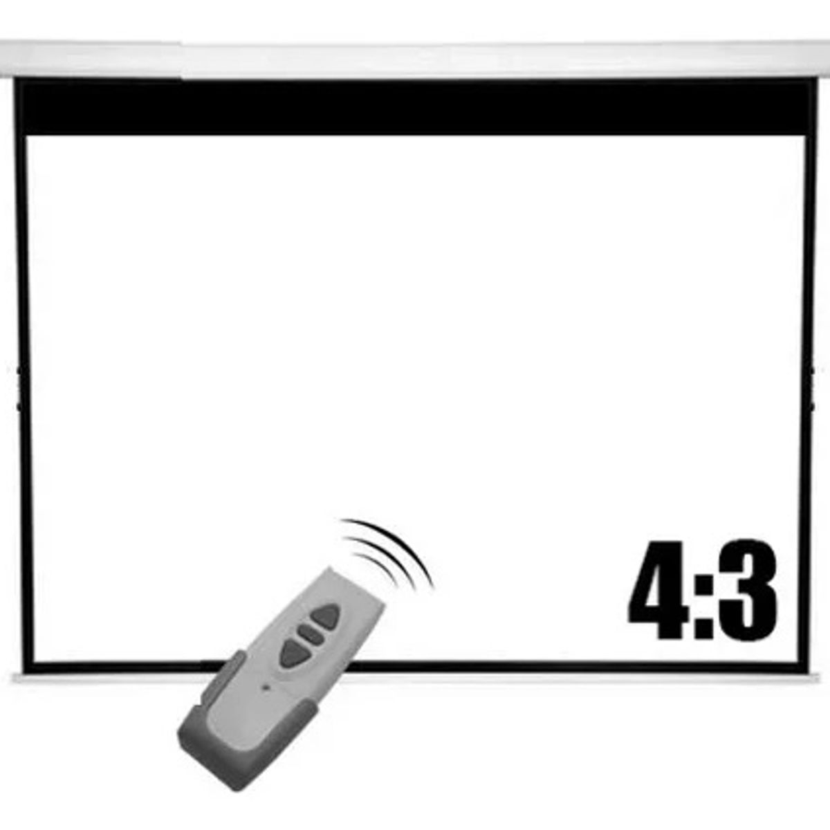 MALIK - Proyecta como un Profesional con Telón Eléctrico 200x150