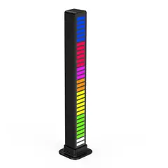 GENERICO - Barra Luz Led Musical Colores Rgb Tipo Equalizador Rítmica Recargable