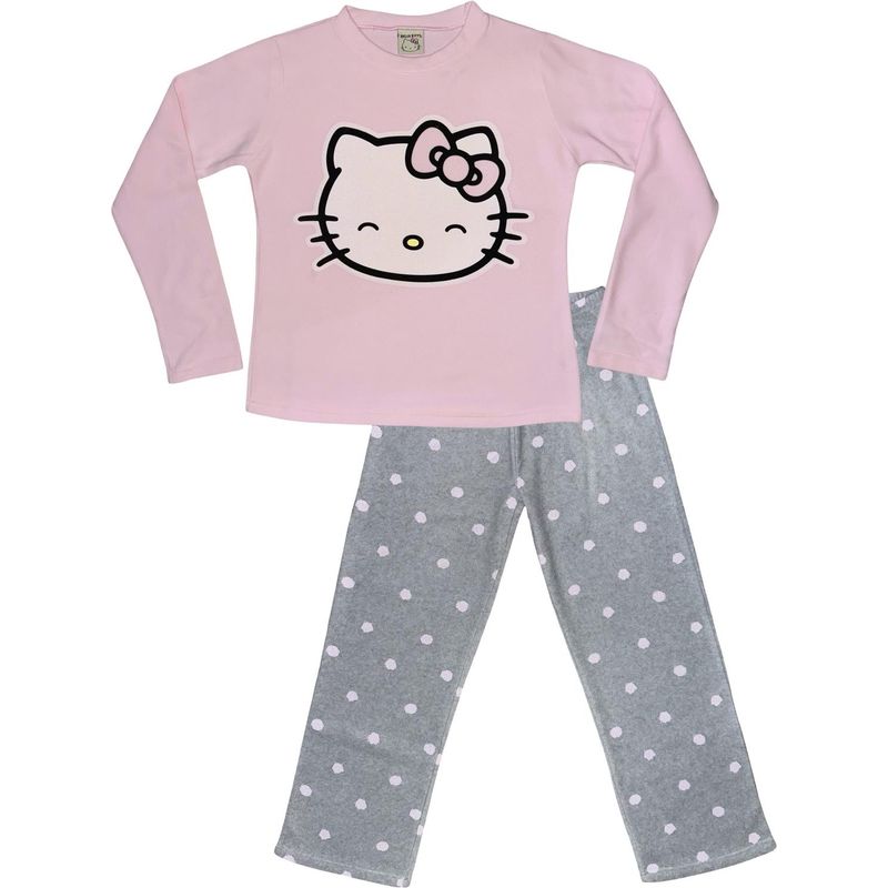 HELLO KITTY - Pijama Micropolar Mujer Hello Kitty