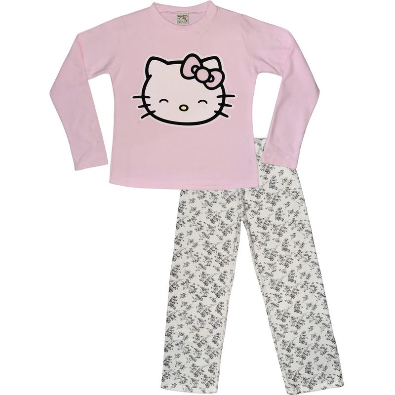 HELLO KITTY - Pijama Micropolar Mujer Hello Kitty