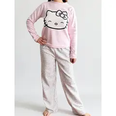 HELLO KITTY - Pijama Micropolar Mujer