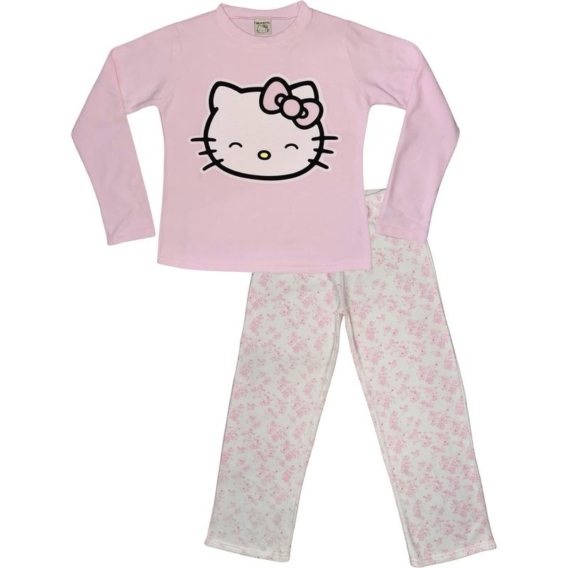 HELLO KITTY - Pijama Micropolar Mujer Hello Kitty