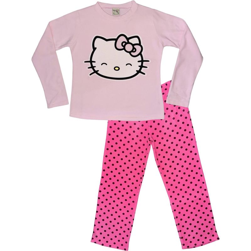 HELLO KITTY - Pijama Micropolar Mujer Hello Kitty