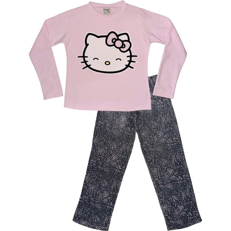 HELLO KITTY - Pijama Micropolar Mujer Hello Kitty
