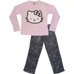 HELLO KITTY - Pijama Micropolar Mujer