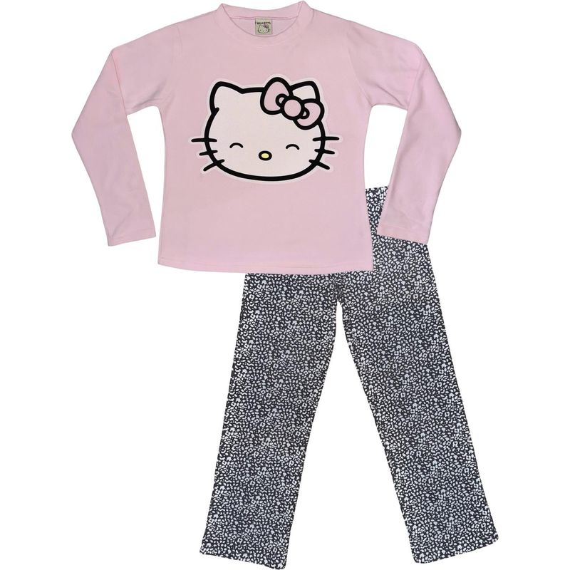 HELLO KITTY - Pijama Micropolar Mujer Hello Kitty