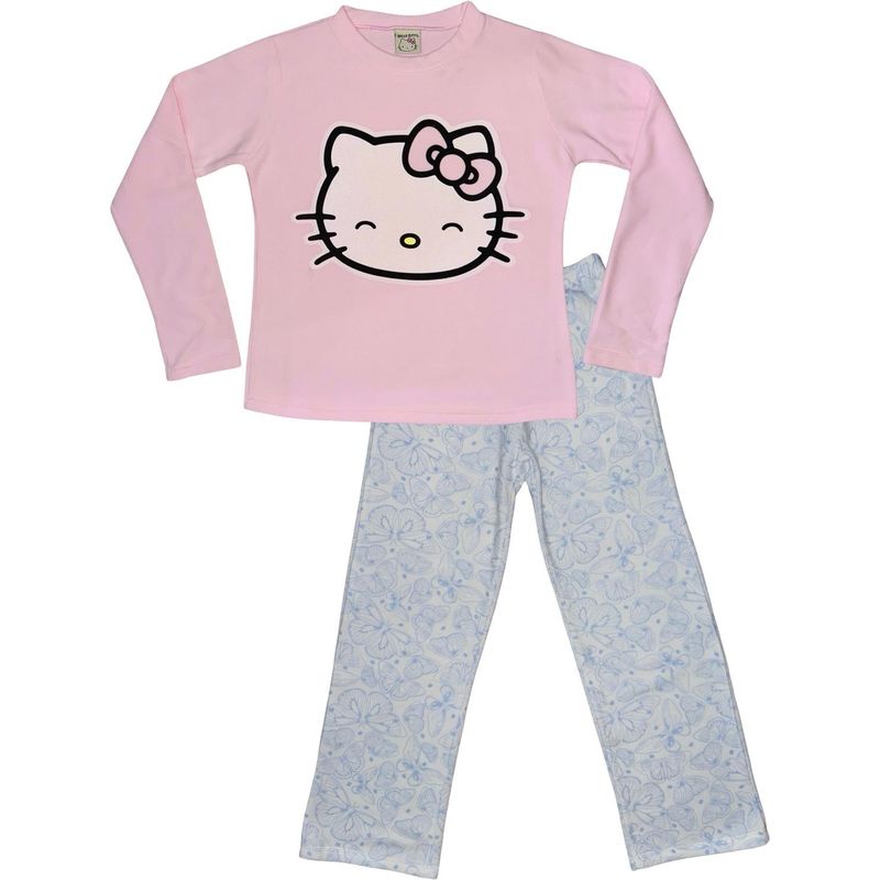 HELLO KITTY - Pijama Micropolar Mujer Hello Kitty