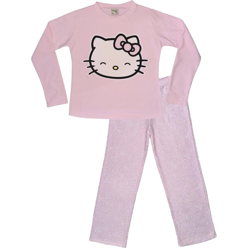 HELLO KITTY - Pijama Micropolar Mujer Hello Kitty