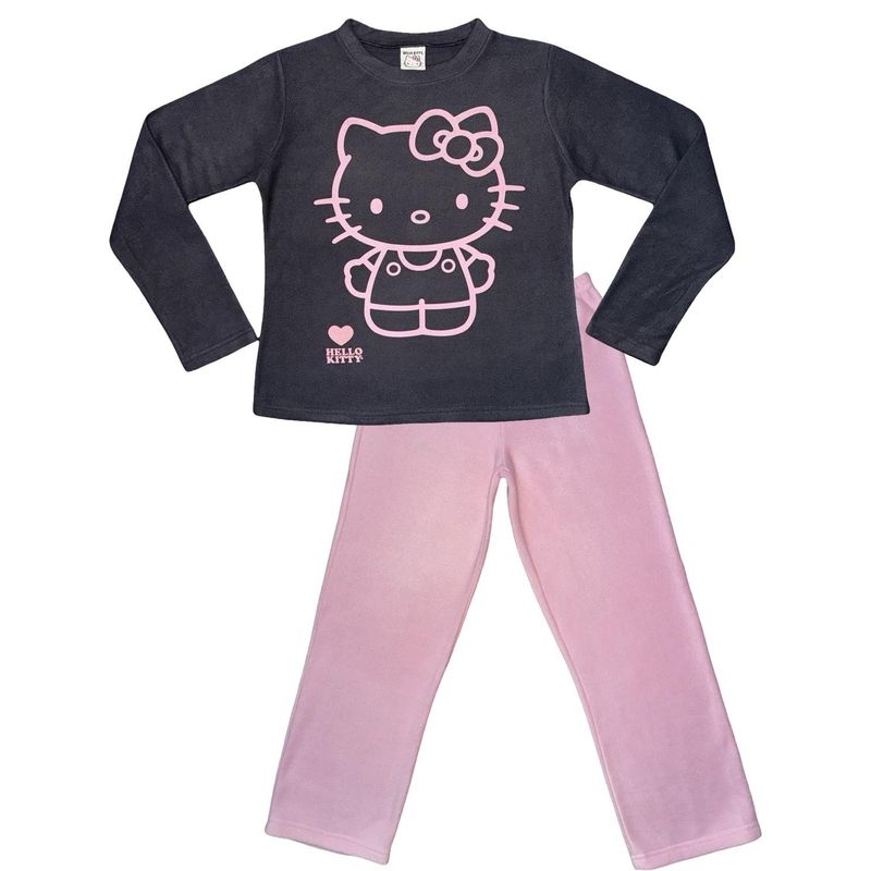 HELLO KITTY - Pijama Micropolar Mujer Hello Kitty
